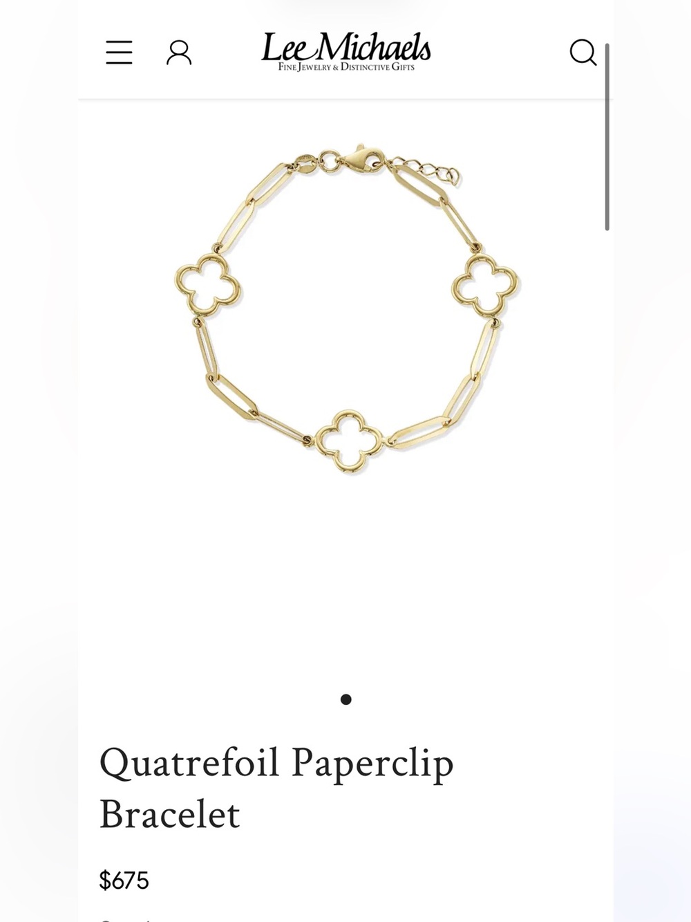 Quatrefoil Bracelet - Fine Jewelry